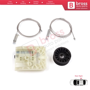 ชุดซ่อมมอเตอร์กระจกไฟฟ้าหลังขวา รุ่น BWR5506 สำหรับรถยนต์ Tipo MK2 356 357 Egea ปี 2015 ขึ้นไป แบบ 4/5 ประตู รหัส 52093914 - Product Image 2