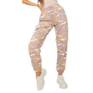 Joggers unisexe taille mi-haute en molleton bouclette respirant 100% coton, coupe longue, devant plat, fermeture à cordon, vente en gros, hiver - Product Image 4