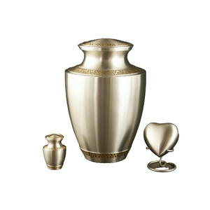 Urna de cenizas humanas para adultos personalizada de alta calidad, ataúd de latón de estilo americano, servicio conmemorativo, suministros funerarios - Product Image 6