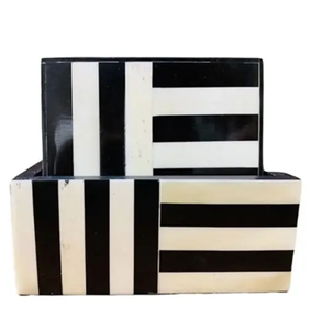 แผ่นรองแก้วฝังกระดูกคุณภาพสูง อุปกรณ์ครัว แผ่นรองแก้วเรซิ่นอีพ็อกซี่ - Product Image 3