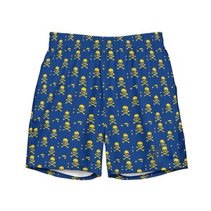 Shorts de baño para hombre, 130 GSM, secado rápido, poliéster, estampado tropical de palmeras rosas, shorts de playa, logotipo personalizado por sublimación, shorts para hombre - Product Image 3
