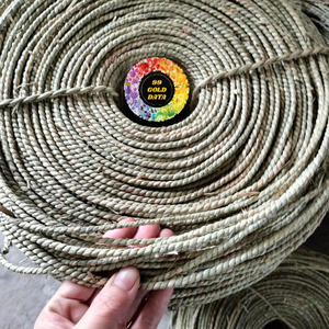 Corde en herbe de mer naturelle à deux plis, résistante aux intempéries, écologique, tressée à la main, pour la décoration de la maison et les matériaux de meubles décoratifs - Product Image 2