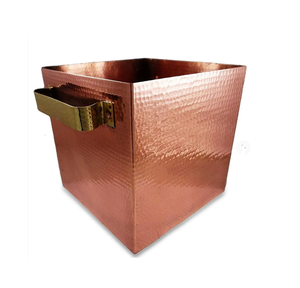 Nouvelle arrivée Design fait à la main en acier métal bière baignoire en gros en acier inoxydable Barware décoratif bac à glace pour bouteilles de bière - Product Image 1