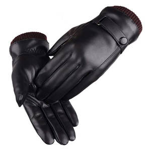 Gants en cuir de haute qualité pour l'automne hiver gants de mode chauds en matériau Durable pour une fête décontractée en plein air - Product Image 3