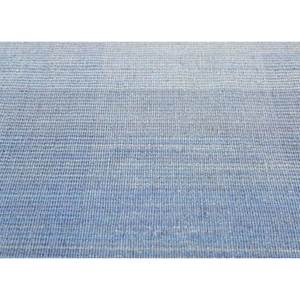 Alfombra a Rayas de Lana Tejida a Mano Tesoro Blue, Alfombra Rectangular Clásica de Gran Tamaño para Sala de Estar, para Uso Doméstico PHWL-272 - Product Image 3