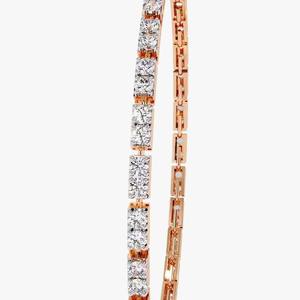 สร้อยข้อมือเพชรโมอิสอัญมณีหรูหราปรับได้สำหรับผู้หญิงกำไลข้อมือเพชรโมอิส - Product Image 2