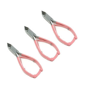 กรรไกรตัดเล็บเท้าแบบหนา3นิ้ว (สีชมพู) รูปดวงจันทร์สำหรับเล็บเท้า/เล็บเท้า - Product Image 1
