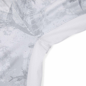 Ropa de pesca UPF50, camisas de pesca transpirables de secado rápido de manga larga para hombres, camisas con capucha de pesca, impresión por sublimación - Product Image 4