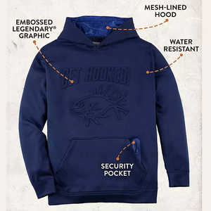 Sweat-shirt à capuche avec Logo 3D en relief, couleur bleue, avec poche avant et poche cachée, à vendre - Product Image 5