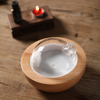 Diffuseur d'arômes ultrasonique à brume fraîche en bois, fabricant professionnel OEM, produits naturels pour la maison