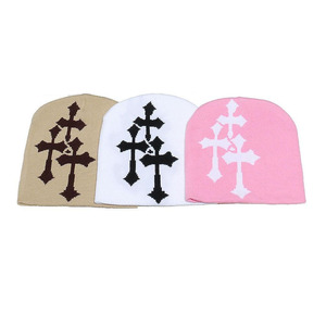 Bonnet populaire en tricot en acrylique jacquard avec logo personnalisé à la mode Offre Spéciale Vente en gros - Product Image 5