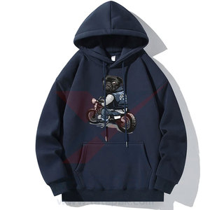 Sudaderas con capucha para hombre con impresión de logotipo personalizado, jersey de poliéster y algodón para fabricación de invierno - Product Image 6