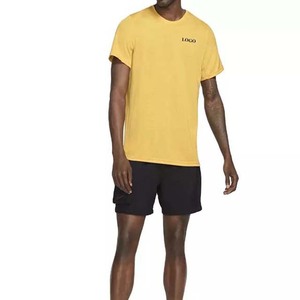 Precio barato, buena calidad, OEM, diseño de logotipo personalizado, Impresión de transferencia de calor, camisas de talla grande para hombres, 100% algodón, fibra de bambú Regular - Product Image 4