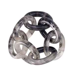 Anneaux de chaîne de porte-papier de soie de couleur personnalisée pour la décoration de table de fête - Product Image 4