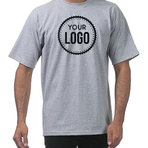 Personalizada de alta calidad Streetwear Pro Club hombres en blanco de gran tamaño Drop Shoulder Pro Club Heavyweight camiseta para hombres - Product Image 4