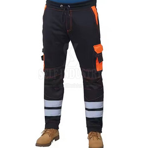Pantalon de travail de sécurité avec logo personnalisé, conforme à la norme ANSI Classe 3, avec bande réfléchissante de qualité supérieure, imperméable, séchage rapide, respirant - Product Image 5