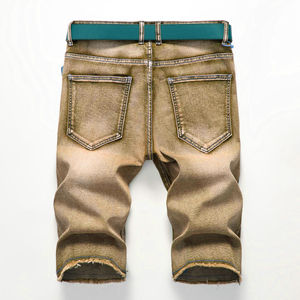 Clothing Manufacturer Wholesale Rate Top Quality <b>Jeans</b> Shorts <b>Men</b> Wholesale Custom High Quality Casual Streetwear New Arrival - Product Image 2