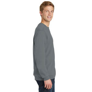 เสื้อกันหนาวคอลูกเรือผ้าฝ้ายไม้ไผ่เทอร์รี่คอกลมแบบยั่งยืนสำหรับผู้ชายเสื้อกันหนาวกันหนาวเป็นมิตรต่อสิ่งแวดล้อม - Product Image 5