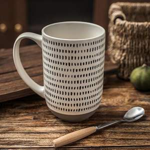 Tasses à café en céramique personnalisées, design minimaliste écologique, compatibles micro-ondes et lave-vaisselle, pour latte, cappuccino, thé, lait, prix bas - Product Image 3