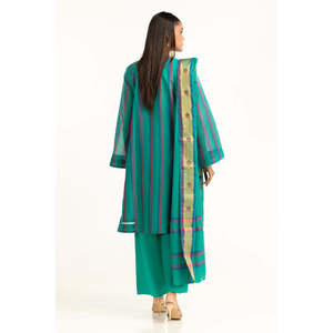 Traje Formal Verde para Mujer con Bordado Jacquard - Product Image 2