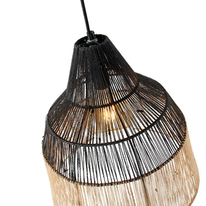 Top Sale Product Bamboo Jute Corn Husk Woven Lampshade <b>Lamps</b> Home Decor Customize Size Color Other Decorations for Home - Product Image 2