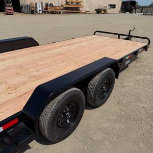Remorques utilitaires à plateau plat en aluminium, essieu tandem avec planches en bois pour le transport sur camion, capacité de charge de 2500 à 2900 kg - Product Image 5