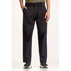 Tela de Lona Negra MN-TRC-WS24-009B con Patrón Recto - Product Image 2