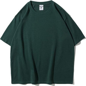 Vente en gros T-shirt pour homme unisexe imprimé de logo personnalisé uni vintage surdimensionné T-shirt à manches courtes vierge imprimé de couleur unie - Product Image 2