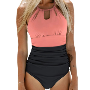 OEM Supplier Ladies Swimwear One Piece Swimsuit Designer Bathing Suits High Leg Swimming Suits Females Women - Product Image 1