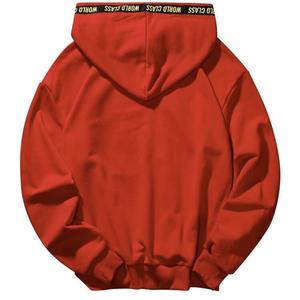 Sudadera con capucha de gran tamaño de poliéster 100% de alta calidad para hombres, cordón de bolsillo de canguro con estampado antibacteriano personalizable ODM invierno - Product Image 2