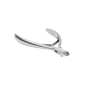 Pince à cuticules 5 mm à lame biseautée et tranchante pour soins des pieds, podologie, ongles des doigts et des orteils, autoclavable, en acier inoxydable, nouveau design simple - Product Image 1