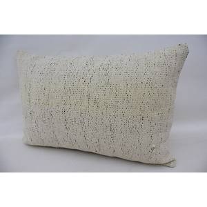 16x24 pulgadas Beige lana Kantha almohada tejida Vintage patrón diseño - Product Image 3