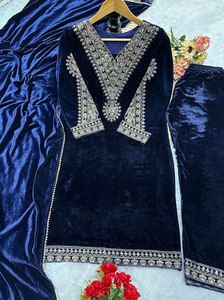 Meilleure qualité Top Original Pakistanais Marque Style de célébrité Long Anarkali Mariage Salwar Costumes Au Prix de gros - Product Image 3