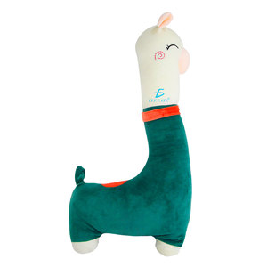 Hermoso Peluche de Llama de 65 cm, Tela de Algodón Súper Suave, Bordado con Algodón PP, Personalizable ODM para Cumpleaños - Product Image 1