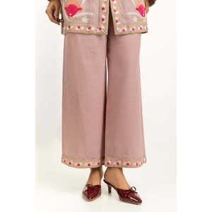 Conjunto de 2 Piezas Bordado en Yute Estilo Bohemio XS/XS IPST-55106 para Atuendos de Primavera/Verano - Product Image 4