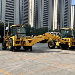 Everstar High-tech backhoe excavator <b>machine</b>, wheel Backhoe excavator with different <b>attachments</b> - Product Image 1