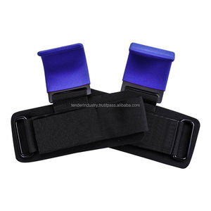 Gancho de material metálico para levantamiento de pesas, correas para levantamiento de pesas, correa para levantar - Product Image 1