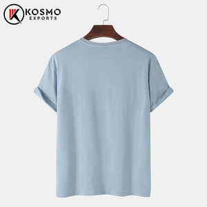 เสื้อยืดผู้ชายผ้าฝ้ายแท้ 100% คุณภาพสูง ระบายอากาศได้ดี เป็นมิตรกับสิ่งแวดล้อม น้ำหนัก 300 กรัม แบบเรียบ ไม่มีลาย ขายส่ง - Product Image 3