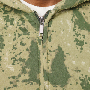 Sweat à capuche zippé de qualité supérieure, sweat à capuche uni de luxe en vrac, sweat à capuche à épaules tombantes de haute qualité, sweat à capuche en coton et polyester - Product Image 2