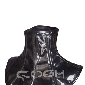 Corsé de vinilo negro para el cuello - Product Image 4