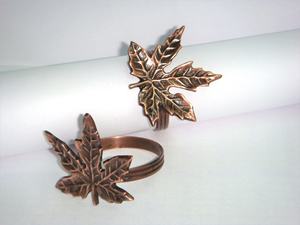 Porte-rond de serviette en métal Laiton Métal Design classique Parfait pour la décoration de table de mariage Décor de table élégant - Product Image 2