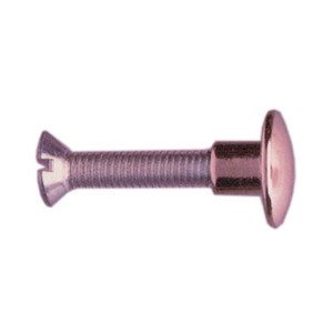 Vite per Sedia 30 mm con Borchia in Ottone Nichelato - Product Image 1