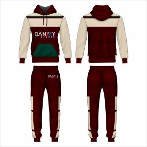 Chándales Deportivos de Invierno Unisex, Cómodos, Resistentes al Viento, con Capucha, Diseño Personalizable, Logotipo Frontal Personalizable, Estampado Sólido por Transferencia de Calor - Product Image 1