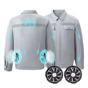 Portable 5V USB Powered <b>Cooling</b> <b>Jacket</b> with Fans Lightweight Air Conditioned Clothes for Outdoor Fishing Gardening - Product Image 1