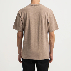 Men's 100% Cotton Knitted Alphabetic Printed Eco-Friendly T-Shirt Crew Neck Drop Shoulder Customized <b>Logo</b> Direct Bangladesh - Product Image 4