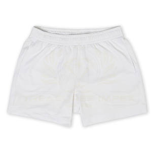 Custom Logo Embroidery Basketball Mesh <b>Shorts</b> Casual 6XL Size <b>5</b> <b>Inch</b> <b>Inseam</b> Solid Nonwoven for Training Powerlifting Wholesale - Product Image 3