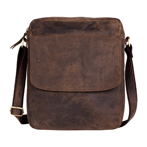 Premium Vintage bohème unisexe bandoulière en cuir sac écologique élégant à la mode fronde couverture fermeture bas prix en cuir ordinateur portable - Product Image 3