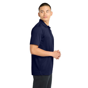 เสื้อโปโลผ้าไหมสัมผัสนุ่มสำหรับผู้ชายผู้ใหญ่ รุ่นเพิ่มความสูง - Product Image 3