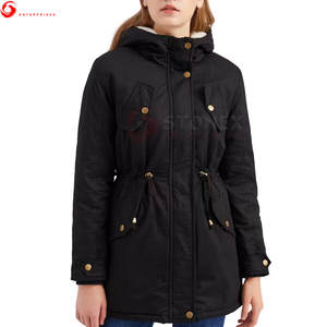 Parkas y Abrigos de Invierno con Capucha para Mujer, Casuales, Largos, 100% Poliéster, Abrigo - Product Image 5