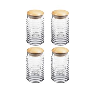 โถฝาไม้บาบิโลน43173-1125cc-4ชิ้น Fma005297 - Product Image 2